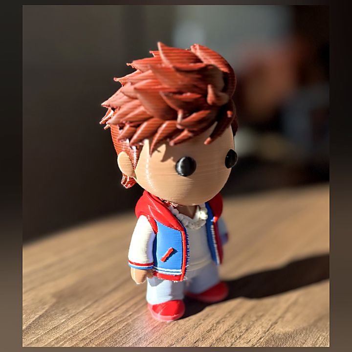 Funko Pop personalizado: formato pequeño con chaqueta bicolor