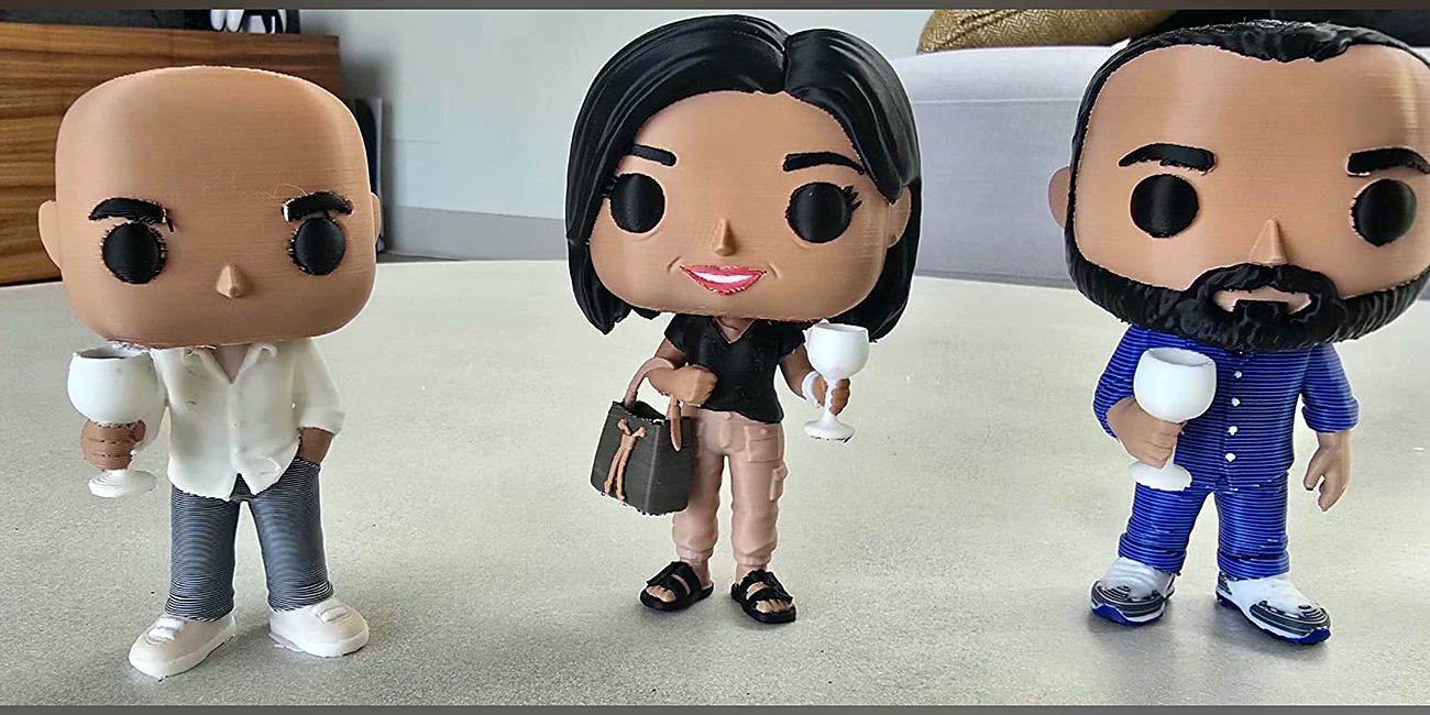 Funko Pop personalizado: encargo de grupo: tres figuras a juego