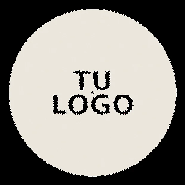 Lámina del sello con el logotipo recortado